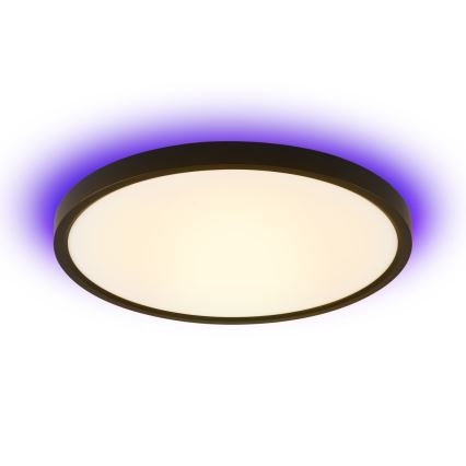 Immax NEO 07170-B60 - LED RGB+CCT Stmívatelné stropní svítidlo NEO LITE TUDO LED/65W/230V 2700-6500K Wi-Fi Tuya černá + dálkové ovládání