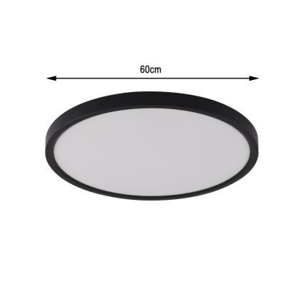 Immax NEO 07170-B60 - LED RGB+CCT Stmívatelné stropní svítidlo NEO LITE TUDO LED/65W/230V 2700-6500K Wi-Fi Tuya černá + dálkové ovládání