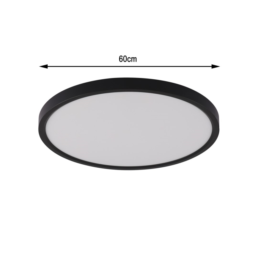 Immax NEO 07170-B60 - LED RGB+CCT Stmívatelné stropní svítidlo NEO LITE TUDO LED/65W/230V 2700-6500K Wi-Fi Tuya černá + dálkové ovládání