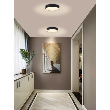 Immax NEO 07201L - LED Stmívatelné stropní svítidlo RONDATE LED/28W/230V černá Tuya + dálkové ovládání