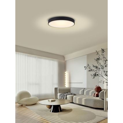 Immax NEO 07202L - LED Stmívatelné stropní svítidlo RONDATE LED/53W/230V černá Tuya + dálkové ovládání