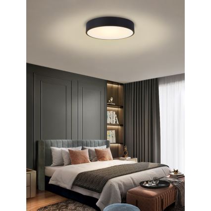 Immax NEO 07202L - LED Stmívatelné stropní svítidlo RONDATE LED/53W/230V černá Tuya + dálkové ovládání