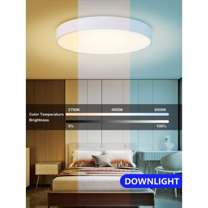 Immax NEO 07206L - LED Stmívatelné stropní svítidlo RONDATE LED/53W/230V bílá Tuya + dálkové ovládání