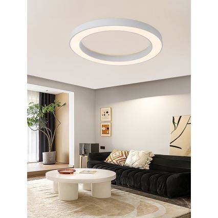 Immax NEO 07213L - LED Stmívatelné stropní svítidlo PASTEL LED/68W/230V 95 cm bílá Tuya + dálkové ovládání