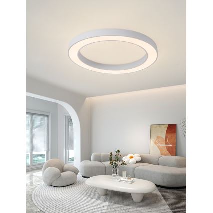 Immax NEO 07213L - LED Stmívatelné stropní svítidlo PASTEL LED/68W/230V 95 cm bílá Tuya + dálkové ovládání