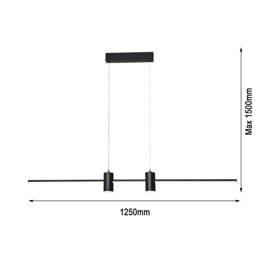 Immax NEO 07230L - LED Stmívatelný lustr na lanku NEO LITE ESTRELAS LED/30W/230V 2700-6500K Wi-Fi Tuya + dálkové ovládání