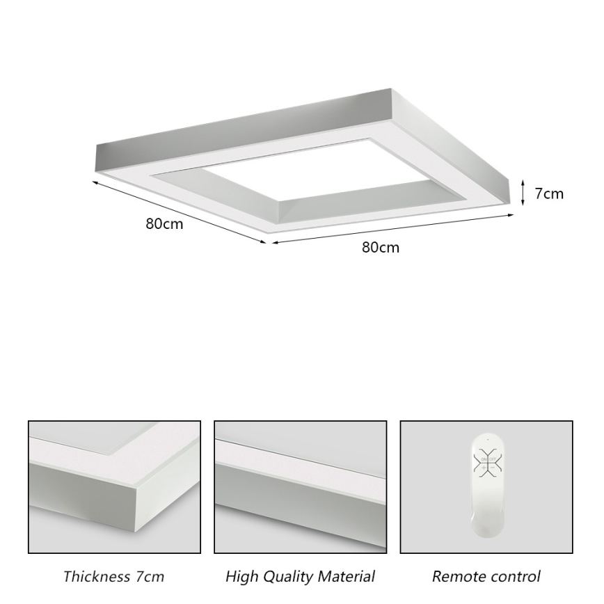Immax NEO 07240L - LED Stmívatelné stropní svítidlo CANTO LED/60W/230V 2700-6500K Tuya bílá