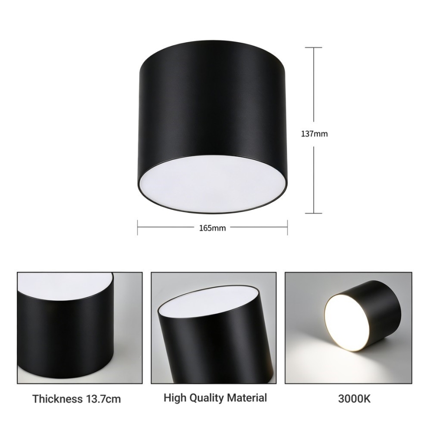 Immax NEO 07244L - LED Stmívatelné stropní svítidlo RONDATE LED/32W/230V 16,5 cm Wi-Fi Tuya