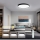 Immax NEO 07249L - LED Stmívatelné stropní svítidlo NEO LITE SEMPLICI LED/48W/230V 3000-6000K Wi-Fi Tuya černá + dálkové ovládání