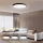 Immax NEO 07250L - LED Stmívatelné stropní svítidlo NEO LITE SEMPLICI LED/60W/230V 3000-6000K Wi-Fi Tuya černá + dálkové ovládání