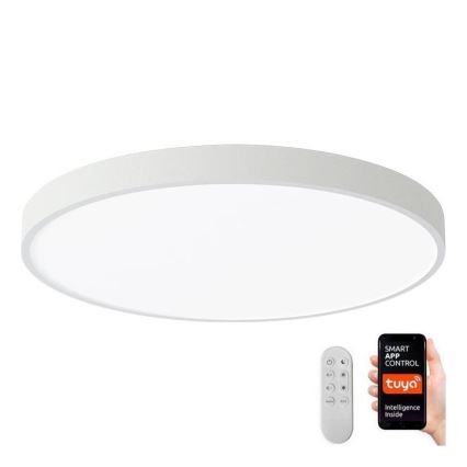 Immax NEO 07252L - LED Stmívatelné stropní svítidlo NEO LITE SEMPLICI LED/48W/230V 3000-6000K Wi-Fi Tuya bílá + dálkové ovládání