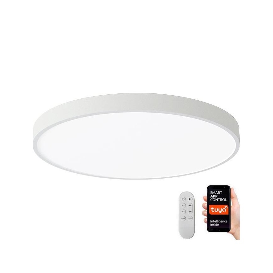 Immax NEO 07252L - LED Stmívatelné stropní svítidlo NEO LITE SEMPLICI LED/48W/230V 3000-6000K Wi-Fi Tuya bílá + dálkové ovládání