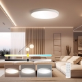 Immax NEO 07253L - LED Stmívatelné stropní svítidlo NEO LITE SEMPLICI LED/60W/230V 3000-6000K pr. 60 cm Wi-Fi Tuya bílá + dálkové ovládání