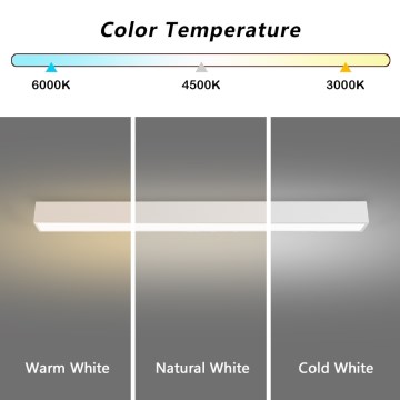 Immax NEO 07259L - LED Stmívatelné stropní svítidlo NEO LITE LUNGO LED/38W/230V 3000-6000K Wi-Fi Tuya bílá + dálkové ovládání
