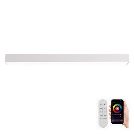 Immax NEO 07259L - LED Stmívatelné stropní svítidlo NEO LITE LUNGO LED/38W/230V 3000-6000K Wi-Fi Tuya bílá + dálkové ovládání