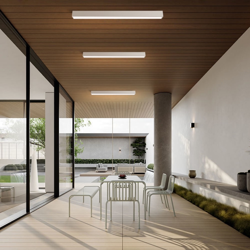Immax NEO 07259L - LED Stmívatelné stropní svítidlo NEO LITE LUNGO LED/38W/230V 3000-6000K Wi-Fi Tuya bílá + dálkové ovládání