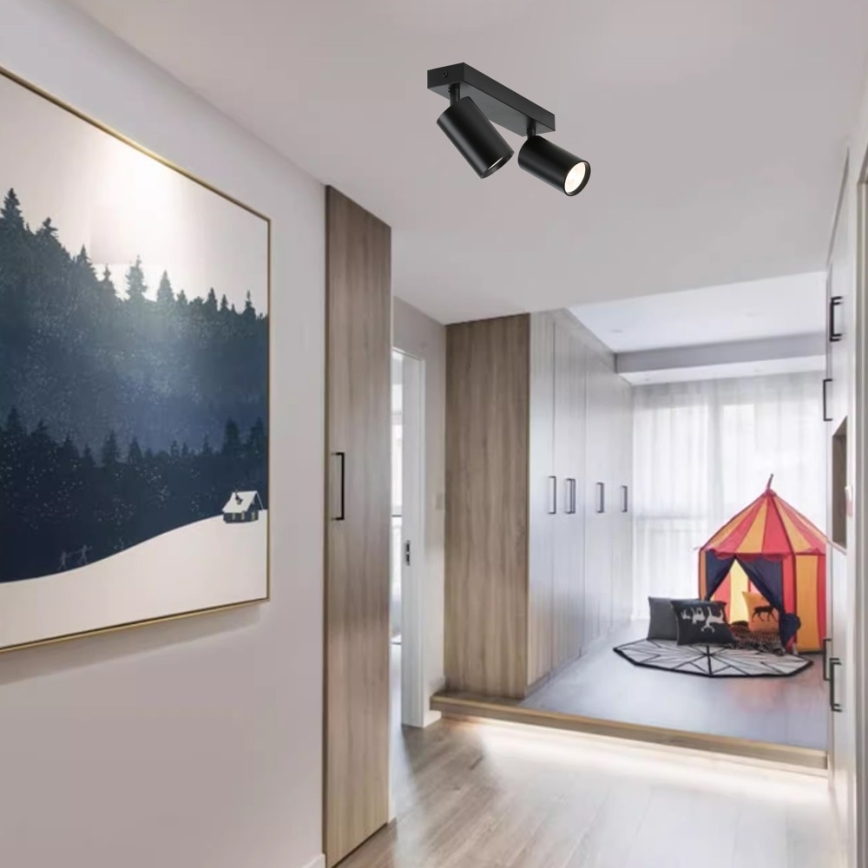 Immax NEO 07262W - LED RGB+CCT Stmívatelné bodové svítidlo NEO LITE PUNTO 2xGU10/6W/230V Wi-Fi Tuya