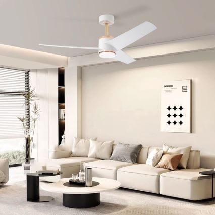 Immax NEO 07281L - LED+CCT Stmívatelný stropní ventilátor BEAUTY LED/18W/230V 3000/4000/6000K Wi-Fi Tuya + dálkové ovládání