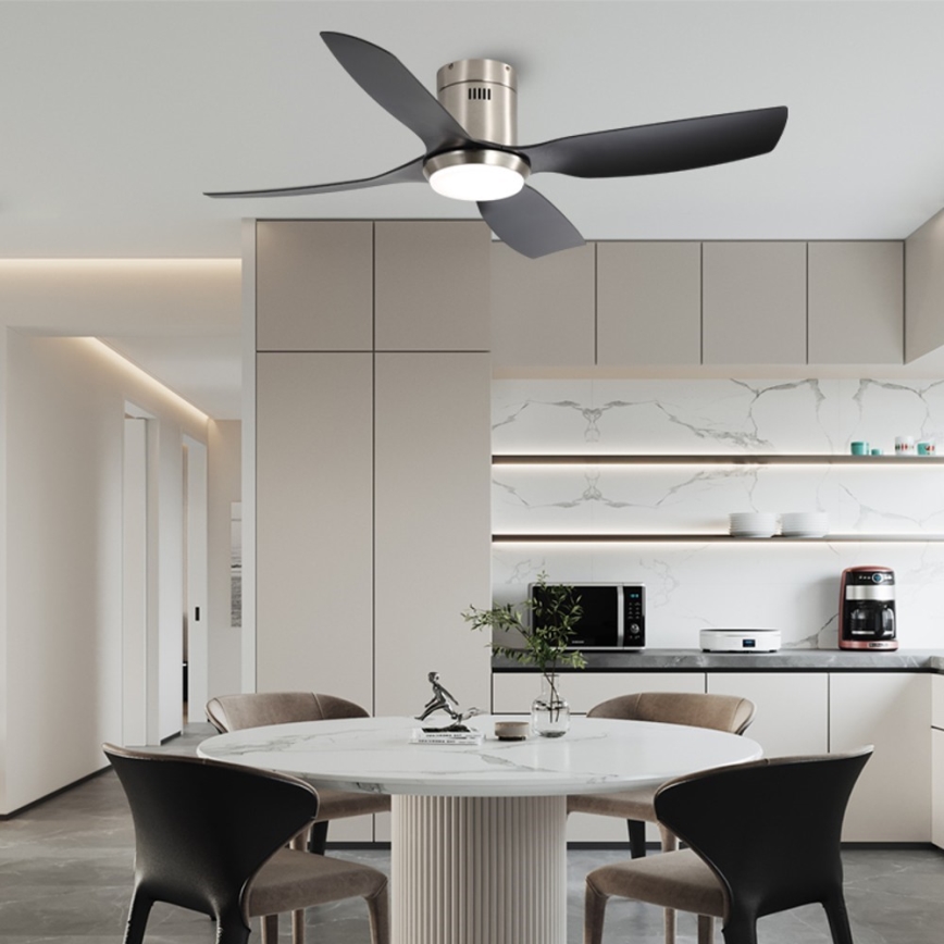 Immax NEO 07282L - LED+CCT Stmívatelný stropní ventilátor PURE LED/24W/230V 3000/4000/6000K Wi-Fi Tuya + dálkové ovládání