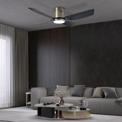 Immax NEO 07282L - LED+CCT Stmívatelný stropní ventilátor PURE LED/24W/230V 3000/4000/6000K Wi-Fi Tuya + dálkové ovládání