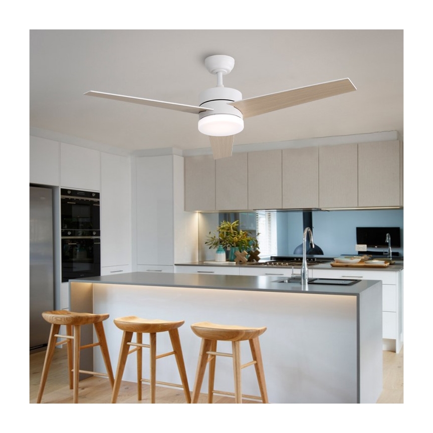 Immax NEO 07284L - LED+CCT Stmívatelný stropní ventilátor VARIABLE LED/24W/230V 3000/4000/6000K Wi-Fi Tuya + dálkové ovládání