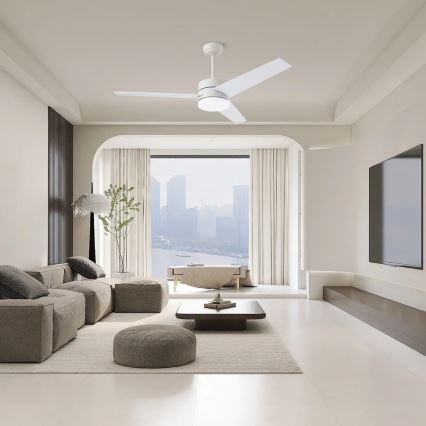 Immax NEO 07284L - LED+CCT Stmívatelný stropní ventilátor VARIABLE LED/24W/230V 3000/4000/6000K Wi-Fi Tuya + dálkové ovládání