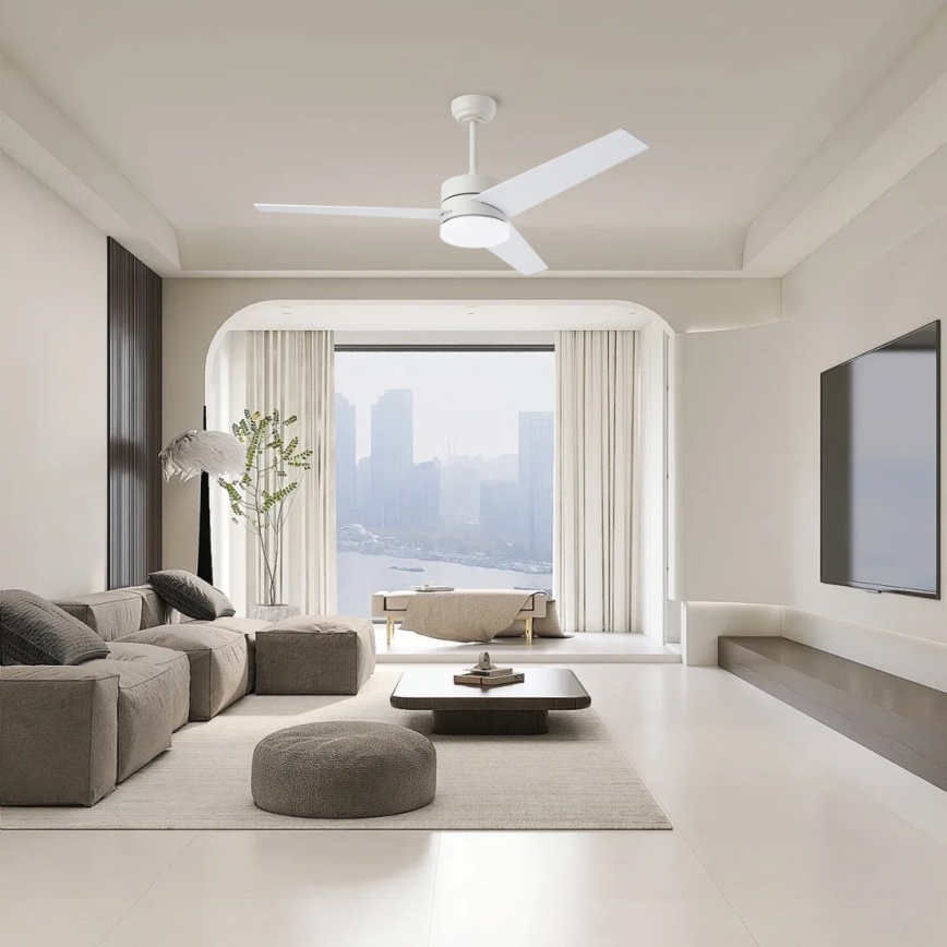 Immax NEO 07284L - LED+CCT Stmívatelný stropní ventilátor VARIABLE LED/24W/230V 3000/4000/6000K Wi-Fi Tuya + dálkové ovládání