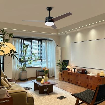 Immax NEO 07285L - LED+CCT Stmívatelný stropní ventilátor VARIABLE LED/24W/230V 3000/4000/6000K Wi-Fi Tuya + dálkové ovládání