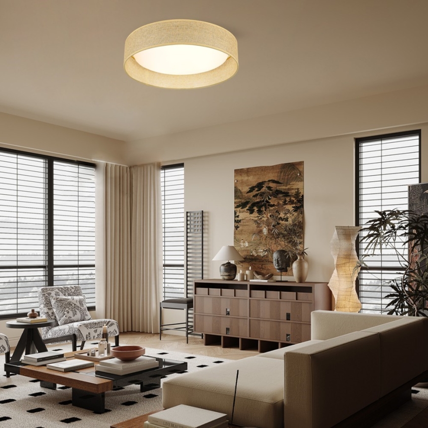 Immax NEO 07289L - LED+CCT Stmívatelné stropní svítidlo LONA LED/36W/230V 3000-6000K Wi-Fi Tuya pr. 45,5 cm + dálkové ovládání