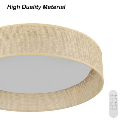 Immax NEO 07289L - LED+CCT Stmívatelné stropní svítidlo LONA LED/36W/230V 3000-6000K Wi-Fi Tuya pr. 45,5 cm + dálkové ovládání