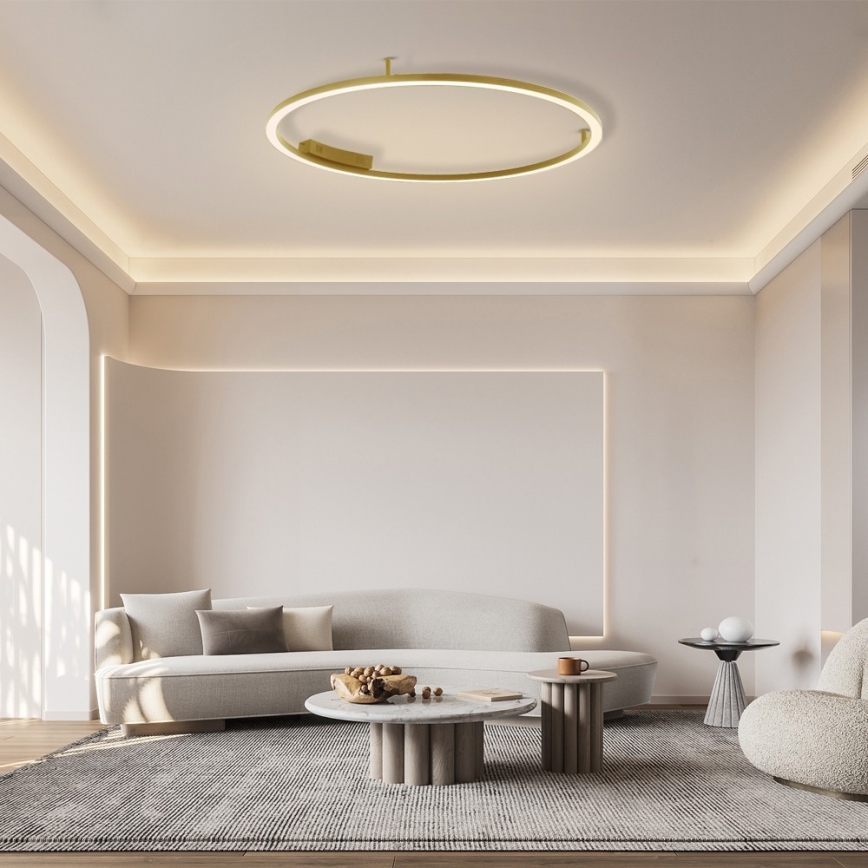 Immax NEO 07290-120G - LED+CCT Stmívatelné stropní svítidlo FINO LED/55W/230V 2700-6500K Tuya pr. 120 cm + dálkové ovládání