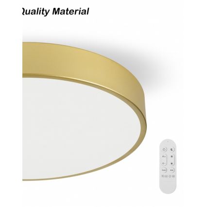 Immax NEO 07292L - LED+CCT Stmívatelné stropní svítidlo SEMPLICI LED/36W/230V 2700-6500K pr. 40 cm + dálkové ovládání