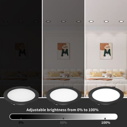 Immax NEO 07294L - LED Stmívatelné podhledové svítidlo DOWN LED/36W/230V Wi-Fi pr. 23 cm bílá