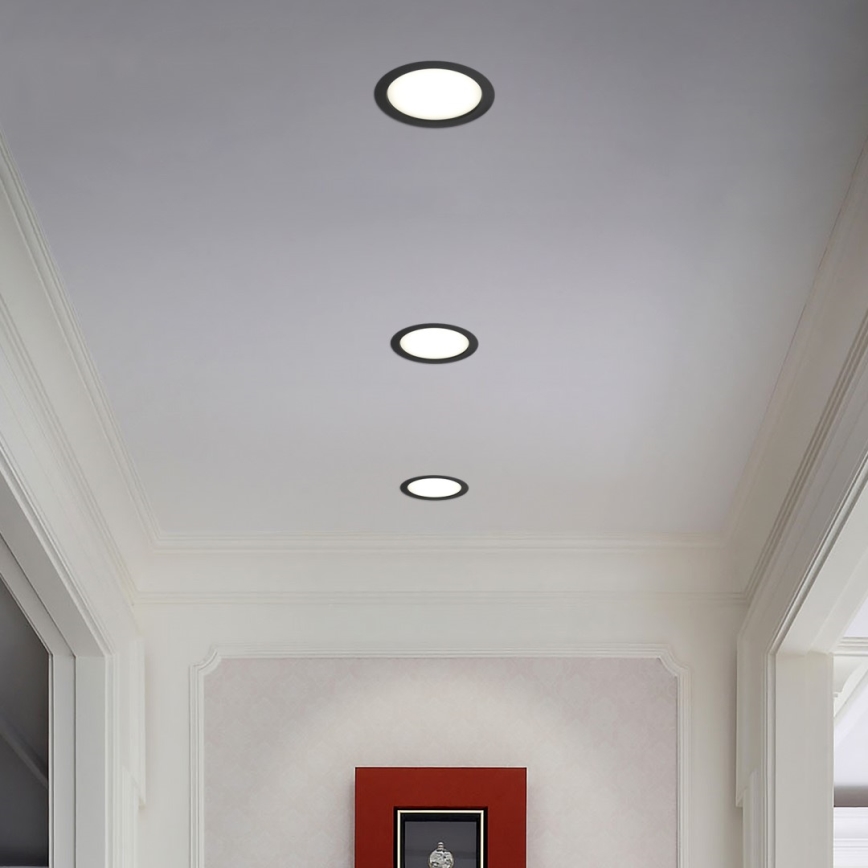 Immax NEO 07294L - LED Stmívatelné podhledové svítidlo DOWN LED/36W/230V Wi-Fi pr. 23 cm černá