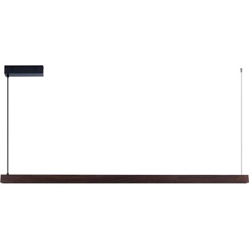 Immax NEO 07301L - LED Stmívatelný lustr na lanku MADEIRA LED/33W/230V Wi-Fi Tuya 152 cm ořech + dálkové ovládání