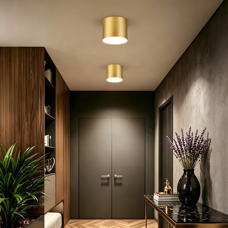 Immax NEO 07318L - LED Stmívatelné stropní svítidlo RONDATE LED/32W/230V pr. 16,5 cm Wi-Fi Tuya zlatá