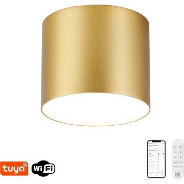Immax NEO 07318L - LED Stmívatelné stropní svítidlo RONDATE LED/32W/230V pr. 16,5 cm Wi-Fi Tuya zlatá
