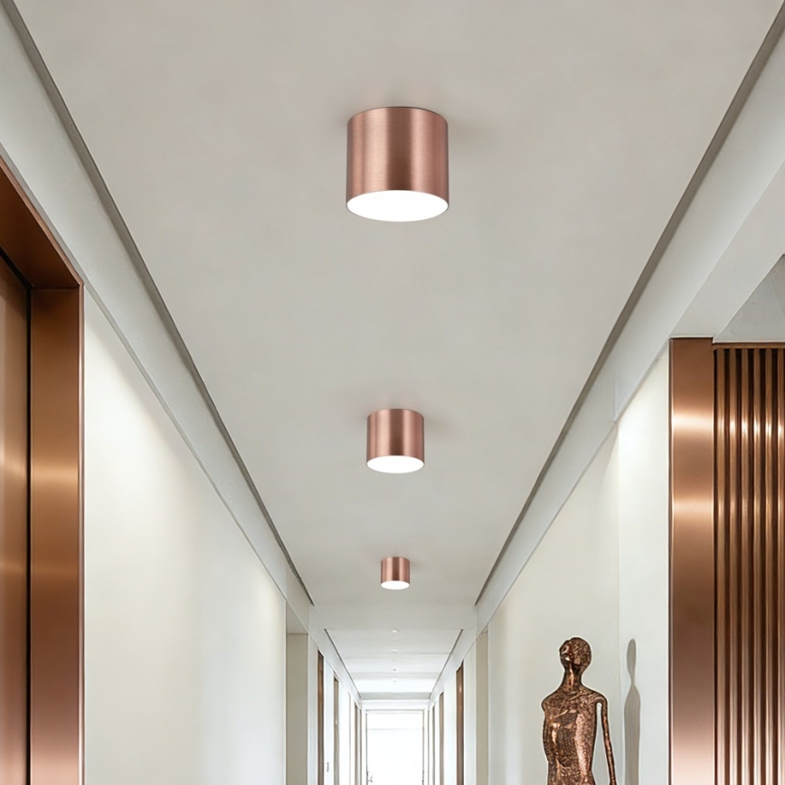 Immax NEO 07319L - LED Stmívatelné stropní svítidlo RONDATE LED/18W/230V pr. 11,5 cm Wi-Fi Tuya rose gold
