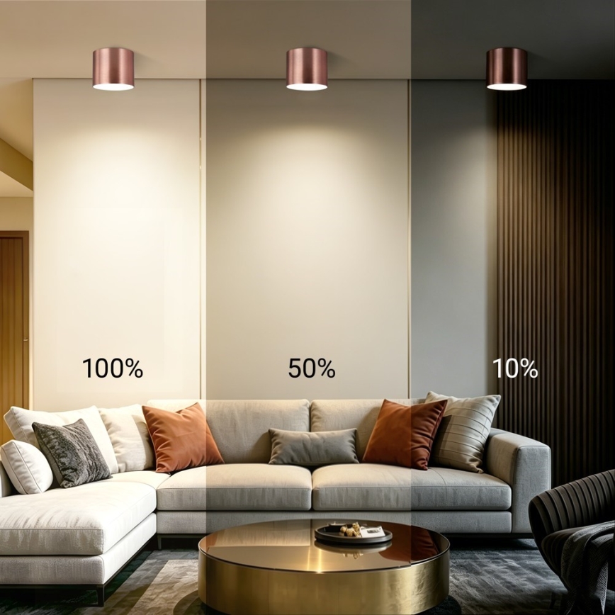 Immax NEO 07320L - LED Stmívatelné stropní svítidlo RONDATE LED/32W/230V pr. 16,5 cm Wi-Fi Tuya rose gold