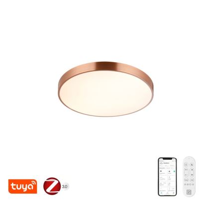 Immax NEO 07321L - LED Stmívatelné stropní svítidlo NEO LITE SEMPLICI LED/36W/230V pr. 40 cm měděná + dálkové ovládání