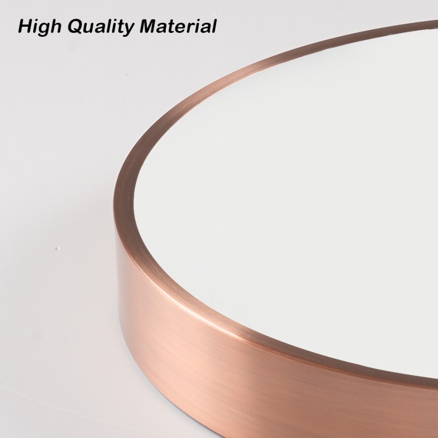Immax NEO 07323L - LED Stmívatelné stropní svítidlo SEMPLICI LED/96W/230V pr. 80 cm Wi-Fi Tuya rose gold + dálkové ovládání