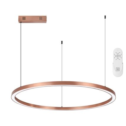 Immax NEO 07327L - LED Stmívatelný lustr na lanku FINO LED/55W/230V 80 cm rose gold Tuya + dálkové ovládání