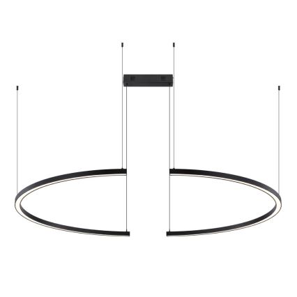 Immax NEO 07329L - LED Stmívatelný lustr na lanku FINO LED/72W/230V 120 cm černá Tuya + dálkové ovládání