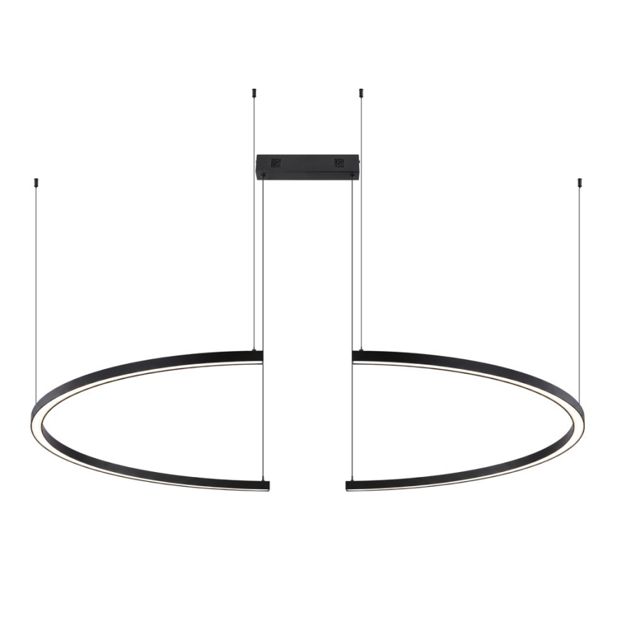 Immax NEO 07329L - LED Stmívatelný lustr na lanku FINO LED/72W/230V 120 cm černá Tuya + dálkové ovládání