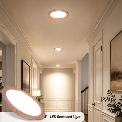 Immax NEO 07331L - LED Stmívatelné podhledové svítidlo DOWN LED/36W/230V Wi-Fi Tuya pr. 23 cm rose gold