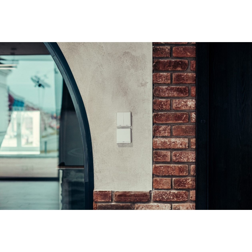 Immax NEO 07506L - Vypínač 1-tlačítkový SMART 1xCR2430 Zigbee 3.0 Tuya