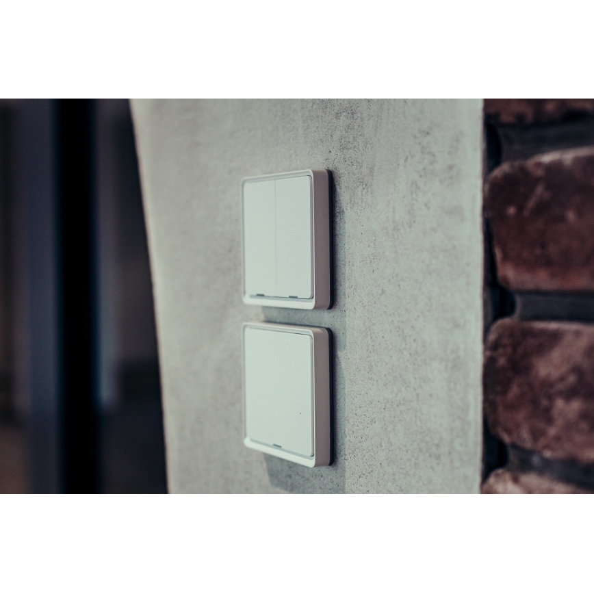 Immax NEO 07513L - Vypínač 2-tlačítkový SMART 230V Wi-Fi Tuya