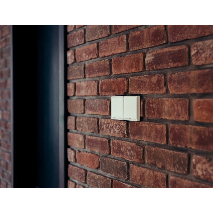 Immax NEO 07513L - Vypínač 2-tlačítkový SMART 230V Wi-Fi Tuya