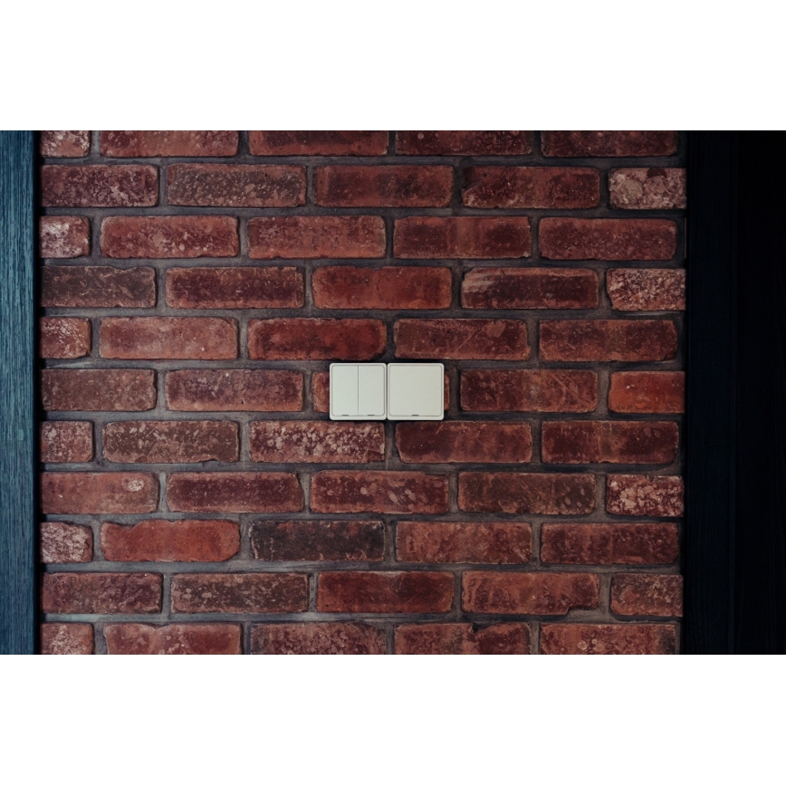 Immax NEO 07513L - Vypínač 2-tlačítkový SMART 230V Wi-Fi Tuya