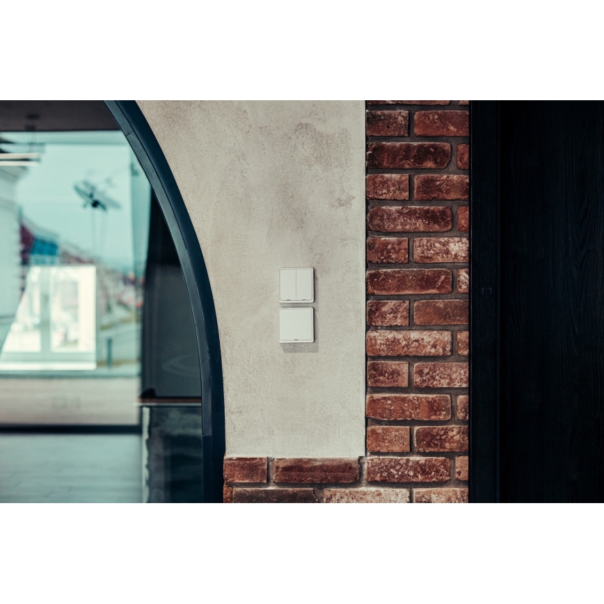 Immax NEO 07513L - Vypínač 2-tlačítkový SMART 230V Wi-Fi Tuya